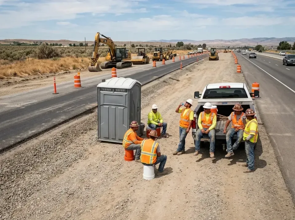 highway-road-construction-crew-007 — frequently asked questions, Porta Potty and Restroom Rentals in Grinnell, IA